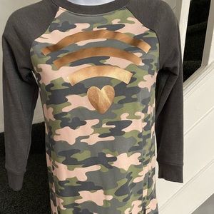 Girl camouflage dress